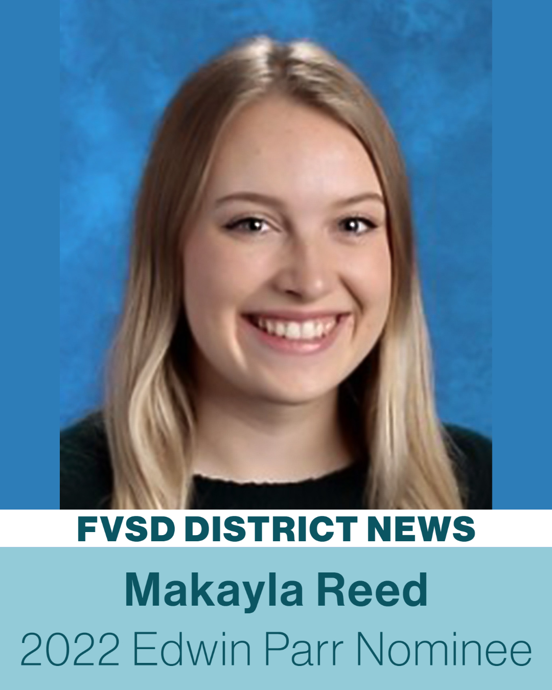 Makayla Reed named FVSD Edwin Parr Nominee for 2022 | Fort Vermilion ...